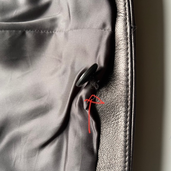 T Alexander Wang 100% lamb skin leather cropped vest (size 4) - Picture 8 of 11